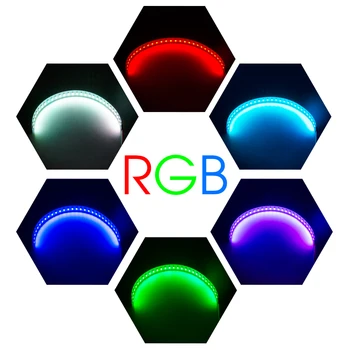 1set RGB LED Demon Oči Halo Obroč Komplet Za 2.5