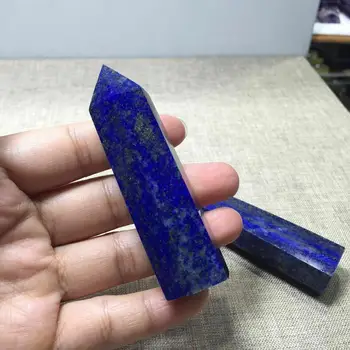 60-70 mm AAA Naravnih Lapis Lazuli Quartz Crystal Točke Obelisk, Kamen Palico Zdravljenje