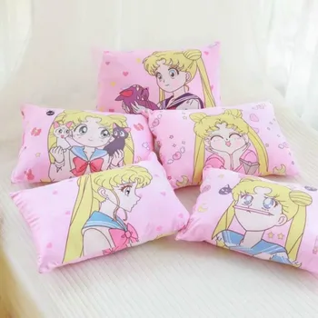 1 Kos Risank Anime Sailor Moon Dekleta Plišastih Prevleke Spalnica Dormitorij Dekorativni Vzglavnik Vzglavnik Kritje Darilo Plišastih Igrač
