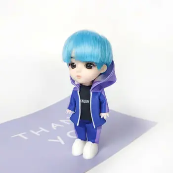 Xiao Zhan Wang Yibo Doll Star Lutka Q Različica Lutka Darilo za Rojstni dan Dekoracijo Modela 12 cm