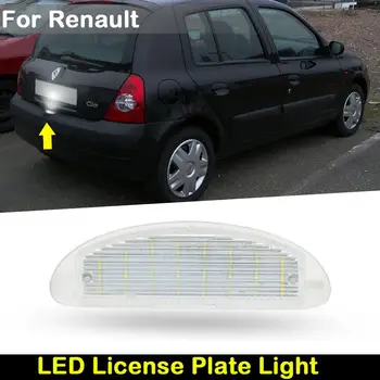 Za Renault Clio 2 Twingo 1 Avto Zadaj Bela LED tablice svetlobe število ploščo lučka