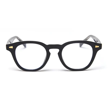 Peekaboo zakovice retro očala okvir recept moških jasno, leče očala za ženske pregleden black orange okrasni dodatki
