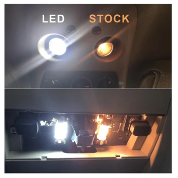 12pcs Bela LED Žarnice Canbus Notranje zadeve Zemljevid Dome Vrata Luči Komplet Za-2017 2018 2019 Lexus IS250 IS350 Nečimrnosti Ogledalo Lučka