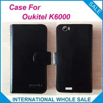 Original! K6000 Oukitel Primeru 5.5 palčni,6 Barve Visoke Kakovosti Usnja, ki je Ekskluzivno Kritje Za Oukitel K6000 Primeru Telefon Sledenje