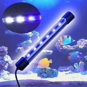 3.5 W Potopne Nepremočljiva Aquarium Fish Tank LED Luči Bar Žarnico, Trak EU Plug Ribe Vodni Pet Lightings Bar