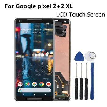 Mobilni Telefon Pribor Za Google Pixel 2 XL Zaslon LCD Zaslon na Dotik za Google Pixel 2 Pixel2XL Računalnike Montažo LCD