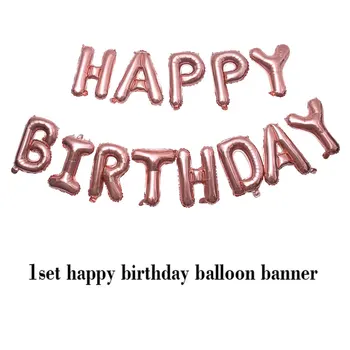 Za 20. Rojstni dan Okraski Rose Gold 20 Baloni Happy Birthday Balon Banner Odraslih Rojstni dan, Obletnico Poroke Stranka Dekor 75D