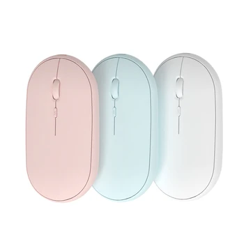 Ultra Slim Mini 2.4 G, Bluetooth, Brezžične Miške Gaming Miška Za Macbook Candy Barve za Polnjenje PC Gamer Računalnik Tiho Miško
