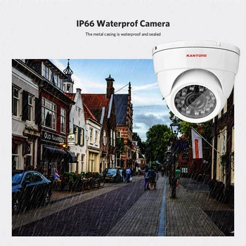 KANTURE Video nadzorna Kamera Super 5.0 MP AHD CVI AVI varnostne Kamere Kovinski IP66 Varnosti v/na Prostem nepremočljiva Dome Kamera