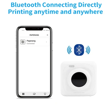 PAPERANG Žep Toplotne Bluetooth Foto Tiskalnik, Prenosni Ročni Mini Sliko Brezžični 58mm Tiskalnik Za Mobilne naprave Android, iOS