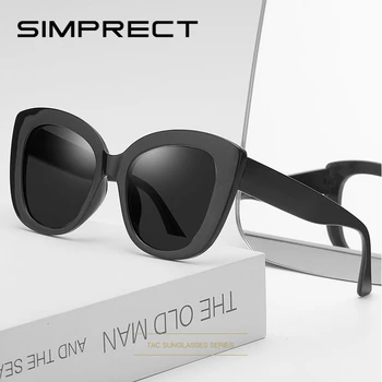 SIMPRECT Polarizirana sončna Očala Ženske 2020 Retro Cat Eye sončna Očala Prevelik Letnik Voznik je Sonce Očala UV400 Odtenkih Za Ženske