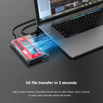 ORICO 2.5 Inch Pregleden HDD SSD Primeru, SATA III, USB 3.0 Zunanji ssd Trdi Disk v Polje 5Gbps 6TB Trdi Disk Ohišje
