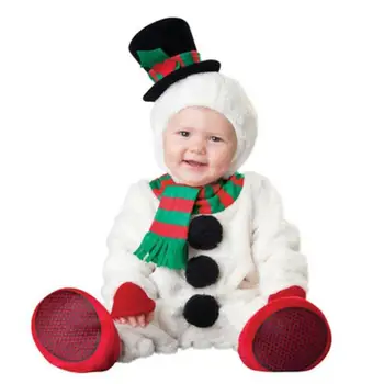 Božiček Kostum Škrat Kažejo Božično Drevo Oblačila Baby Vrtec En Kos Los Snežaka Model Kostum