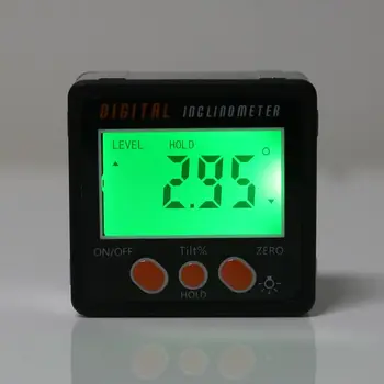 Digitalni Inclinometer Elektronski Merilnikom. Aluminij Zlitine Lupini Kpl. Polje Kota Gauge Merilnik za Merjenje orodje N1HF