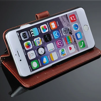 PU Usnja Flip Case Za iPhone 5S Kartico sim Silikonski Foto Okvir Primeru Denarnice Kritje Za iPhone SE 2016 Poslovnega Primera