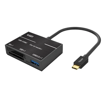 Pripravljen Zalogi USB 3.0 Tip C USB na SD Kartico XQD Bralec Kabel Kamere USB3.0/2.0 XQD ABS Prenosni Za Sony G Serija