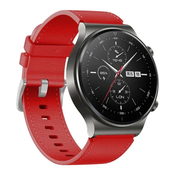 Pašček za zapestje Pašček Za Huawei Watch GT 2 Pro GT2 Usnje Pasu Zapestnica Manšeta Zamenljivi dodatki