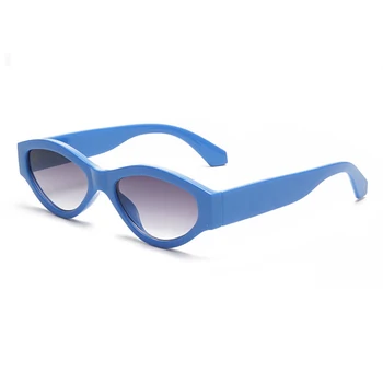IWAYS letnik ovalne sončna očala za ženske 2019 nove modne moške modro-rimmed očala za ženske nezakonitih očala UV400
