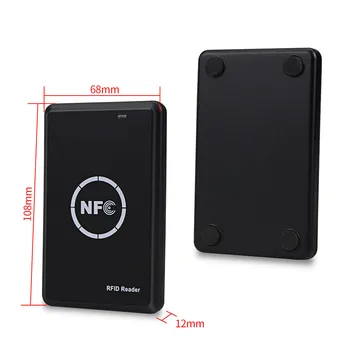 NFC Kartico Duplicator 125KHz Ključni Fob kopirni stroj RFID Bralnik Pametnih Kartic, Pisatelj, 13.56 MHz Šifrirana Programer USB UID/T5577 Napiše Oznako