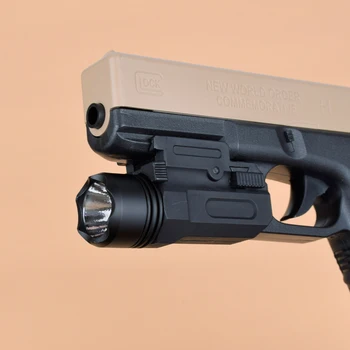 Airsoft Mini Pištolo Svetlobe QD Hitro Odstranite Pištolo Svetilka LED Pištolo Taktično Svetilko za 20 mm Železniškega Taurus G2C Glock 17 19 18 C