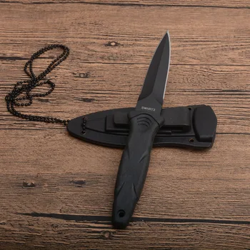 NOVO 440C Rezilo ABS ročaj fiksno rezilo noža prostem kampiranje lovski nož Taktično preživetje žep sadje Pripomoček Noži, orodje EOS
