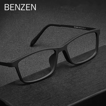 BENZEN Optičnih Očal Okvir Moških Ultralahkih Plastičnih Titana Kratkovidnost Eye Glasses TR 90 Moški Recept za Očala 5269B