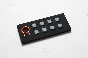 Taihao Gume Gaming Keycap Nastavite Gumirani Doubleshot Keycaps Češnja MX OEM Profil sijaj-skozi Niz 8 magenta svetlo modra