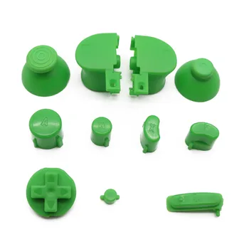 10sets/lotY X A B kristalno barve Za Gamecube Krmilnik Mod Pisane Skupaj gumb set z Thumbsticks za N GC gumb set