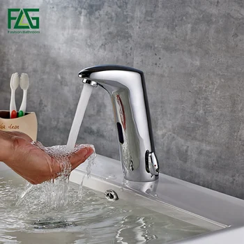 FLG Senzor Pipa Kopalnica Samodejno Roke Dotik za Varčevanje z Vodo Induktivna Električni Pipo za Vodo Baterije Bazena Pipe 684-11C