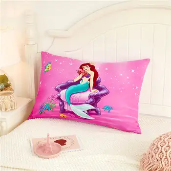 Morska deklica Princesa Disney vzglavnik za Dekleta spalnica dekoracijo bombaž blazino prevara zajema 3d-tiskana posteljnina Baby fantje 1 kos