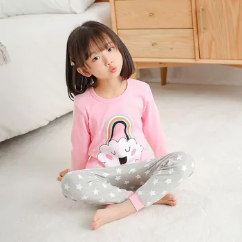 Risanka Panda Baby Pižame Otroci Oblačila 2Pcs otroške Pižame Fantje Dekleta Spanja Obleko Sleepwear Pijama Infantil Otrok Oblačila