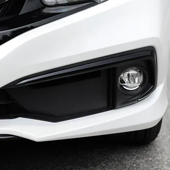 Sprednje luči za meglo okvir trim trakovi luči spremenjenih avto dodatki Za Honda Civic 10. 2019 2020