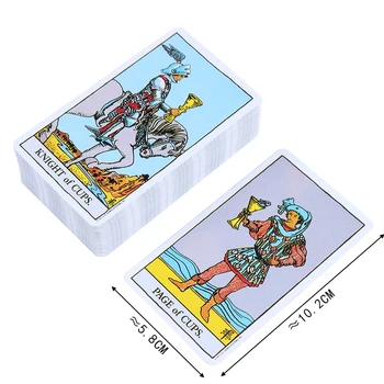 78 Kart Rider Waite Tarot Kart Smernice Prerokovanje Usode Polni Angleški Tarot Karte, Igre Zabava