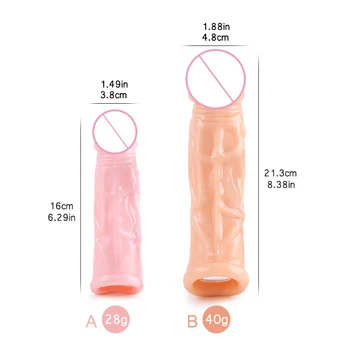 Silikonski Penis Širitve Kondomi Časovni Zamik Penis Razširitev Rokavi Za Odrasle Intimno Blaga Za Večkratno Uporabo Kondomov Moški Obroči