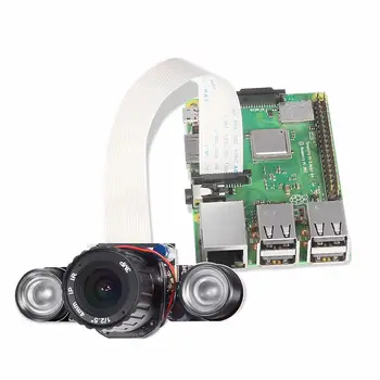 Raspberry Pi 3 Modula Kamere 5MP 1080p OV5647 Auto-Preklop Dan/Noč Vizijo Webcam 72 Stopnjo FoV za Raspberry Pi Model A/B/B+