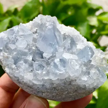 Reiki Zdravljenje Naravno Lepa Celestite Crystal Cave Mineralnih Osebke