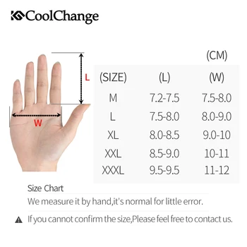 CoolChange Izposoja Dolgo Prst Rokavice Zimske Dihanje Windproof Anti-slip Kolesarske Rokavice Termalni GEL, Zaslon na Dotik, Kolesarske Rokavice
