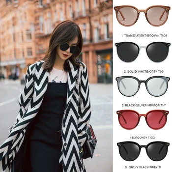 YUNSIYIXING Ženske polarizirana sončna Očala Modni oblikovalec blagovne Znamke sončna Očala Luksuzni Premaz Ogledalo Očala Lunette De Soleil Femme