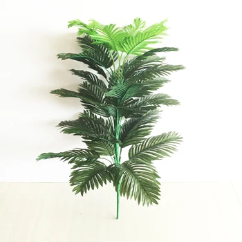 90 cm 39 Glave Tropskih Rastlin Velike Umetne Palme Ponaredek Monstera Svile Palmovih Listov Napačen Obrat Listi Za Dom Vrt Dekor