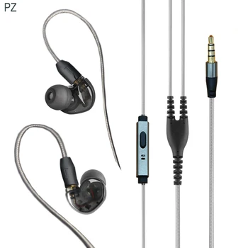 Tinger C40 ušesnih in naglavnih slušalk z micophone nadgradnjo mmcx kabel za shure se215 se535 se846 vs xiaomi hybrid pro slušalke