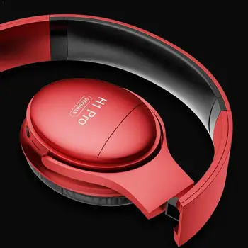 H1 Pro Bluetooth Slušalke HI-fi Brezžične Stereo Slušalke Hrupa TF Podpora Mic Preklic Slušalke Nad uho s Kartico Gaming N1X1
