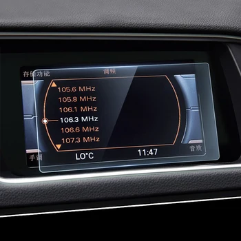 Za Audi A4 B8, A5 8T 2008-2016 Kaljenega Stekla, Avtomobilsko Navigacijo Zaščitnik Zaslon Zaslon Film LCD Zaščitna Nalepka Anti Scratch