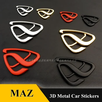 Motor Standardni Simbol 3D Avto Kovinski Emblem Chrome Axela Značko Atenza Črna Nalepka vrata prtljažnika Boot Prtljažnik za Mazda