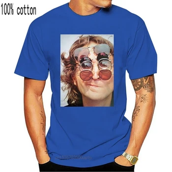 John Lennon Belega T-shirt na voljo velikosti S-3XL moški majica s kratkimi rokavi