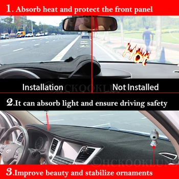 Nadzorna plošča Pokrov Zaščitni Ploščici za Mazda CX-7 2006~2012 Avto Dodatki Armaturno Ploščo Dežnik Anti-UV Preprogo 2008 2009 2010 2011