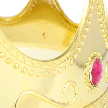 Plastični goba zlati cesarsko krono kralja nakit rojstni dan v