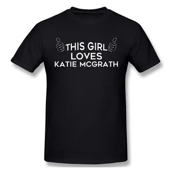 Moški Oblačila Dracula Grozo TV Serije Majica Rdeče T-Shirt je To Dekle Ljubi Katie McGrath Moški Modni Kratek Rokav