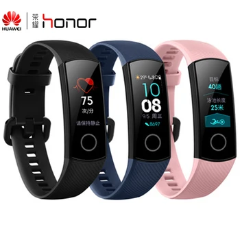 Na Zalogi Originalni Huawei Honor 4 Standardna Različica Smart Manšeta Barvni Zaslon, Sledilna Ploščica Srčni Utrip Spanja Snap Monitor