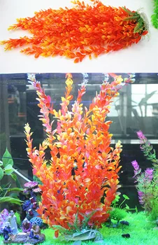 1Pc 50-55 CM Velik Akvarij Rastline Plastičnih Umetne Rastline Ponaredek Vode, Rastline, Trave Ornament Fish Tank Dekor