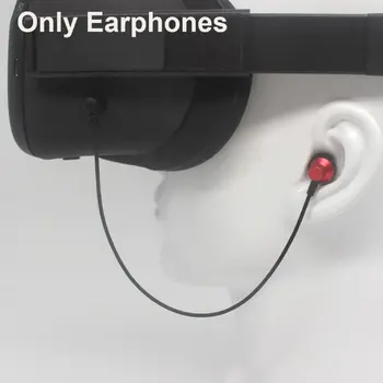 Črna 22 cm Igre -Audio V Uho Potovanja Lahki Žične Slušalke VR Slušalke Za Oculus - Prizadevanje